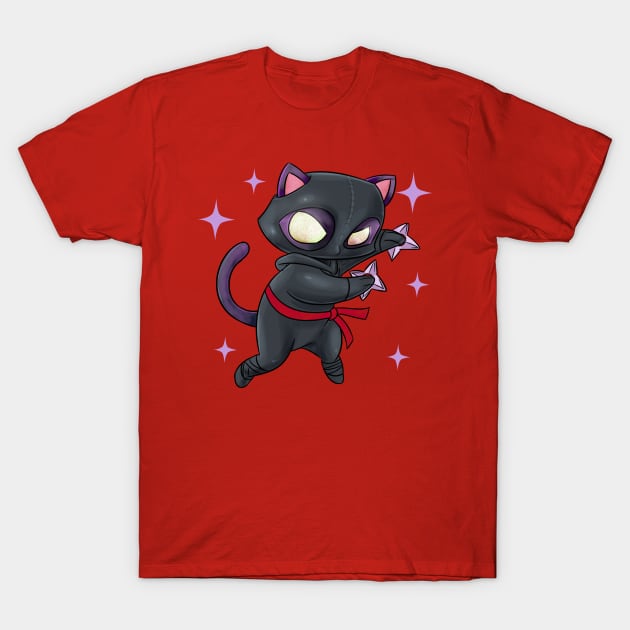 Purr Ninja T-Shirt by peekxel